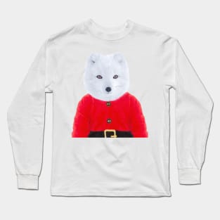 Christmas Snow Fox Long Sleeve T-Shirt